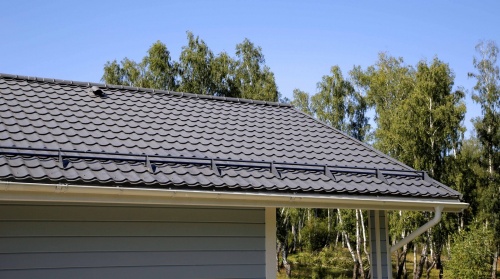 Металлочерепица классик 0,5 Satin RAL 8017 шоколад