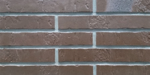 Клинкерная фасадная плитка ABC Alaska Braun kohlebrand Schieferstruktur, 365*71*10 мм